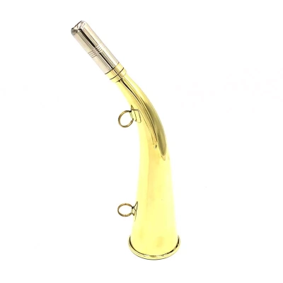 Sygnałówka myśliwska - Gięta Złota 22 cm | Huntmania.pl