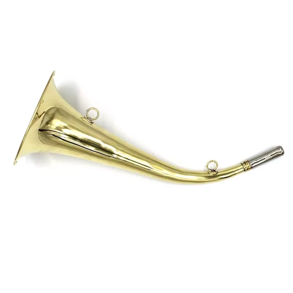 Trąbka myśliwska Złota 40cm