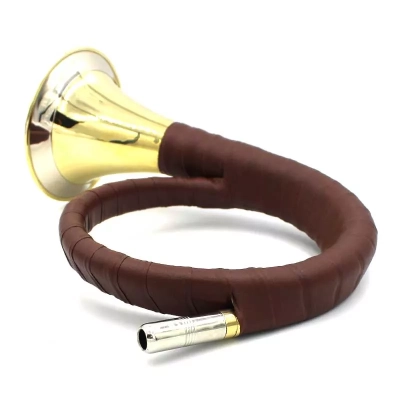 Róg myśliwski - ustnik ze stroikiem | Sygnałówka w kształcie Rogu