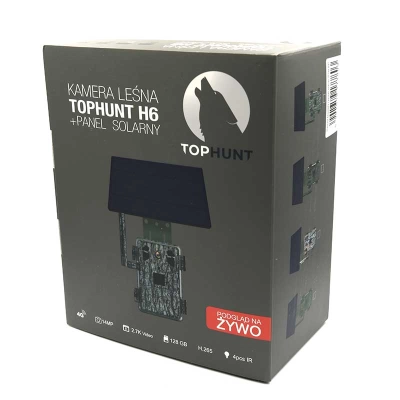 Fotopułapka H6 z podglądem na żywo i panelem solarnym