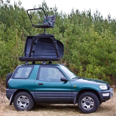 Obrotowa Ambona myśliwska - Samochodowa - Chowana w boxie dachowym